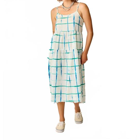 NEW CARVE DESIGNS jacey midi dress in blue aura - Picture 1 of 4
